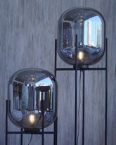 إضاءة أرضية - أسود ورمادي دخاني - Divano Elite