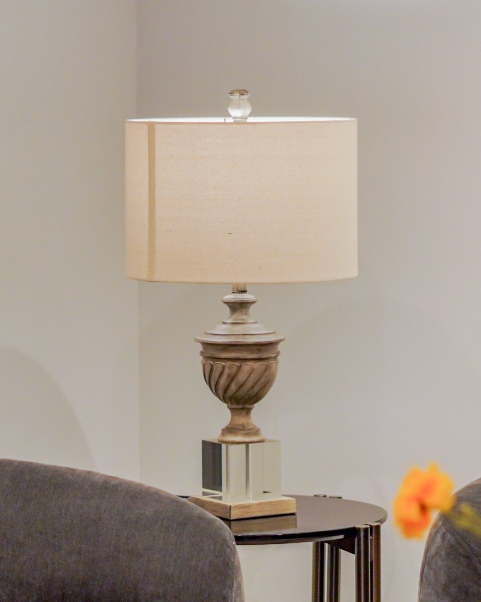 إضاءة طاولة - رمادي - Divano Elite