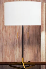 إضاءة طاولة - ذهبي وأسود - Divano Elite