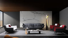 كنب - رافن جلد طبيعي - Divano Elite