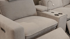 كنب زاوية قابل للضبط - بإضاءة للقراءة - Divano Elite