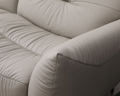 كنبه بمقعدين - ماريفا جلد طبيعي - Divano Elite