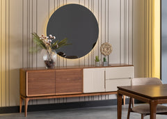 كونسول بوفيه مع مرآة - ألينا - Divano Elite