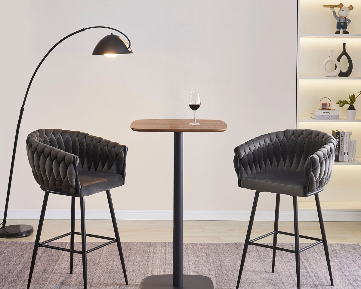 كرسي بار - الأسود - Divano