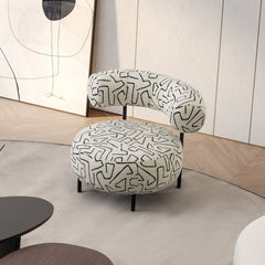 كرسي بوكليه - بون بون - الوردي - Divano Elite