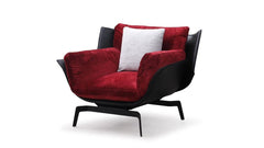 كرسي بذراعي - جلد طبيعي - Divano Elite