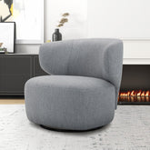 كرسي دوّار - رمادي - Divano Elite