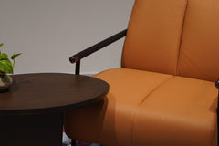 كرسي - جلد طبيعي - Divano Elite