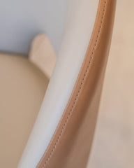 كرسي طعام - بيج وبني - Divano