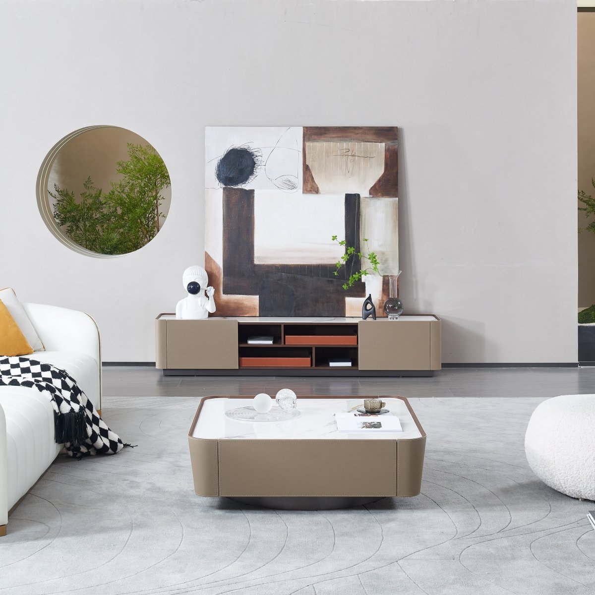 وحدة تلفاز - البيج - Divano Elite