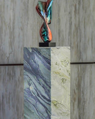 ستاند رخامي - أخضر فاتح - Divano Elite