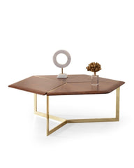 طقم طاولة قهوة - سطح سداسي - Divano Elite