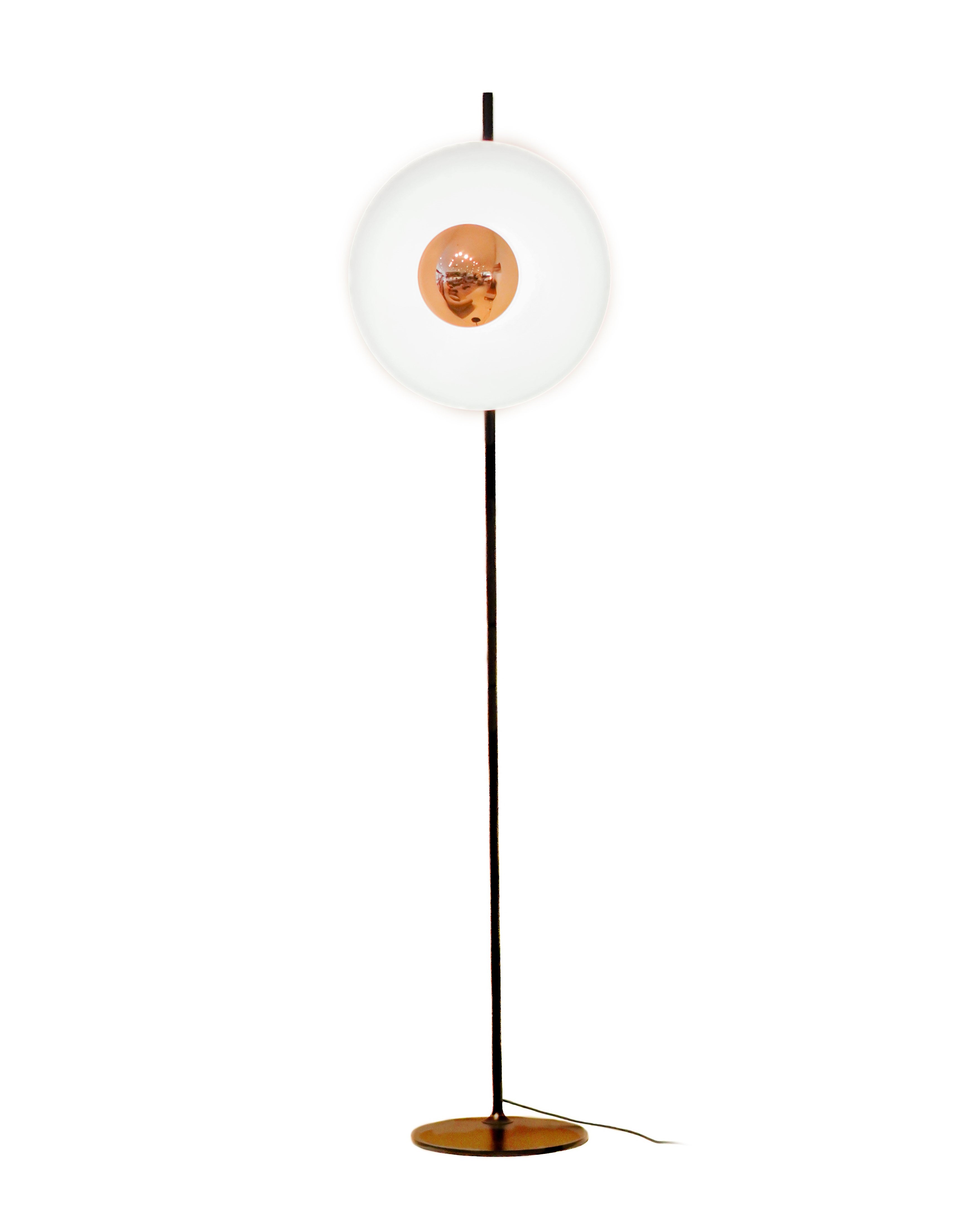 Floor Lamp - Rose Gold & Black