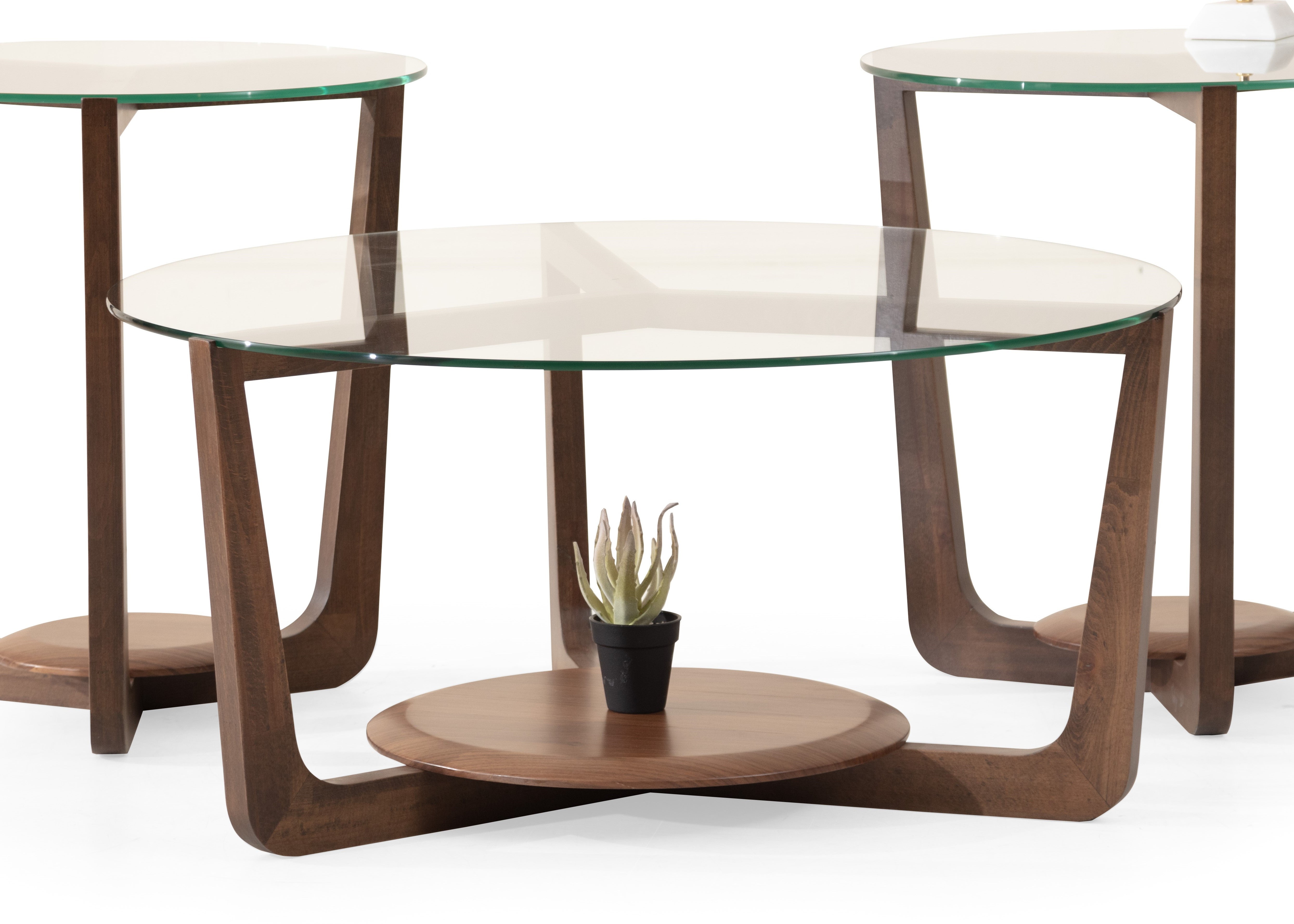 Coffee Table Set - Walnut