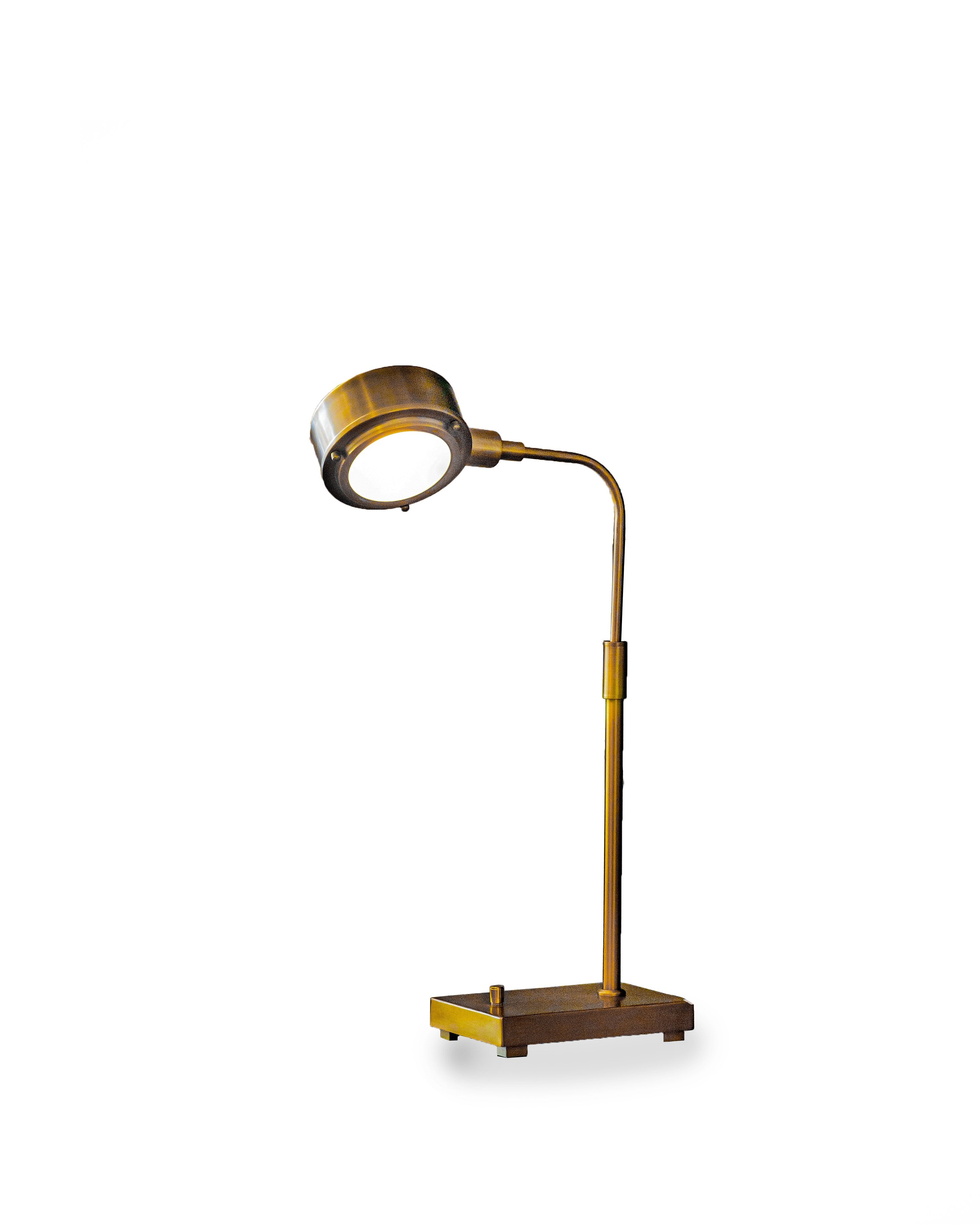 Metal Task Lamp - Antique Brass