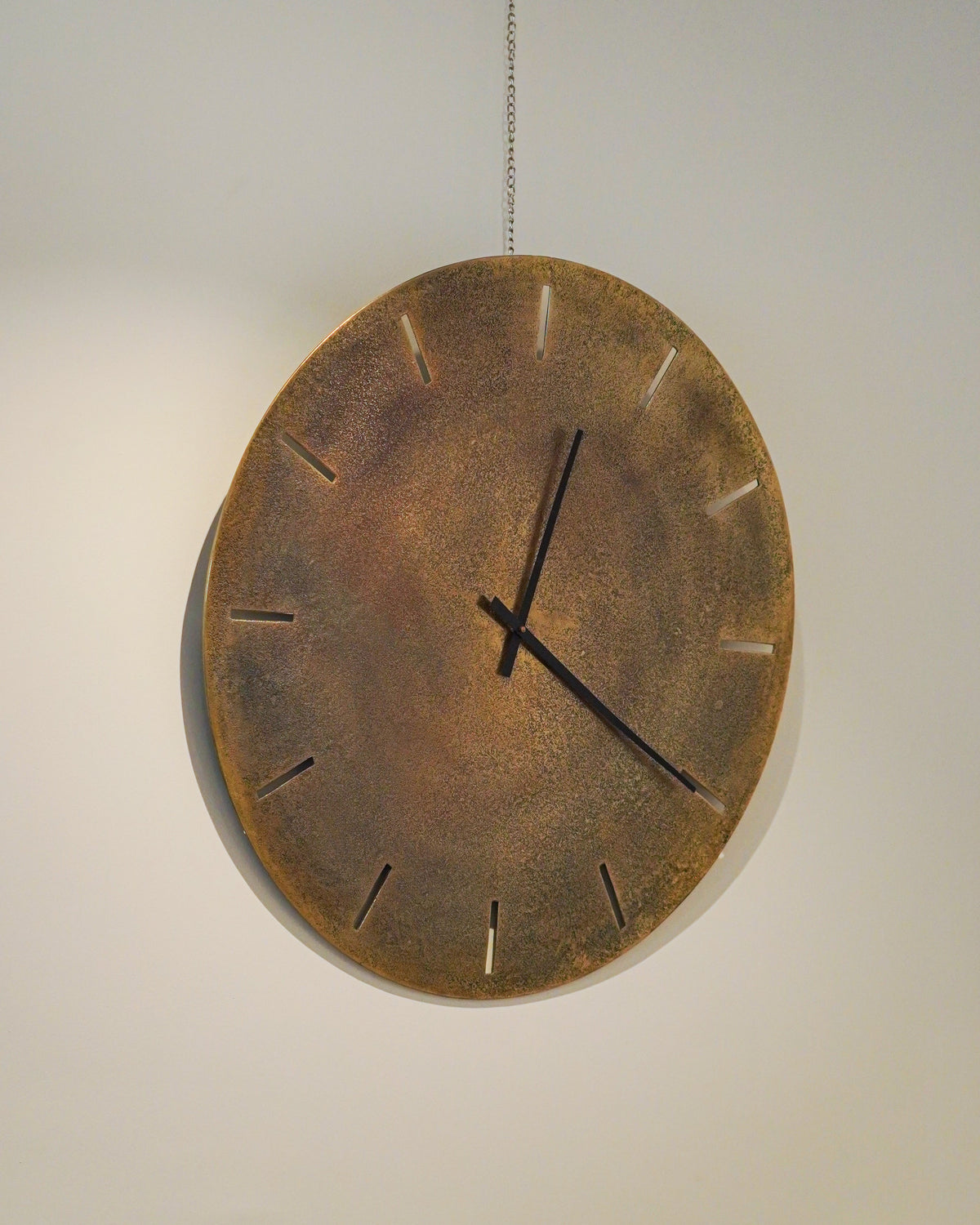 Wall Clock - Antique Brass