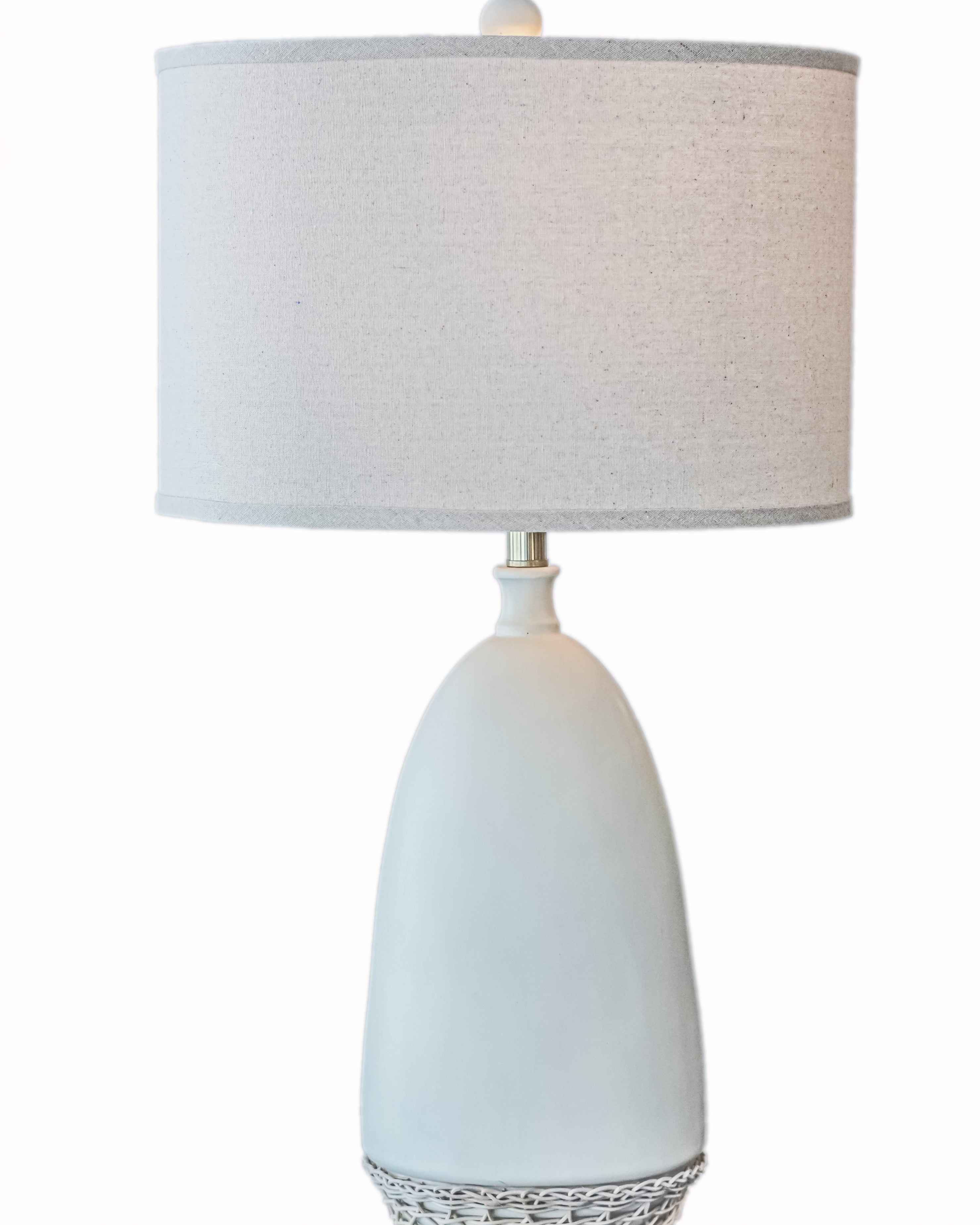 Table Lamp - White Ceramic