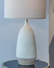 Table Lamp - White Ceramic