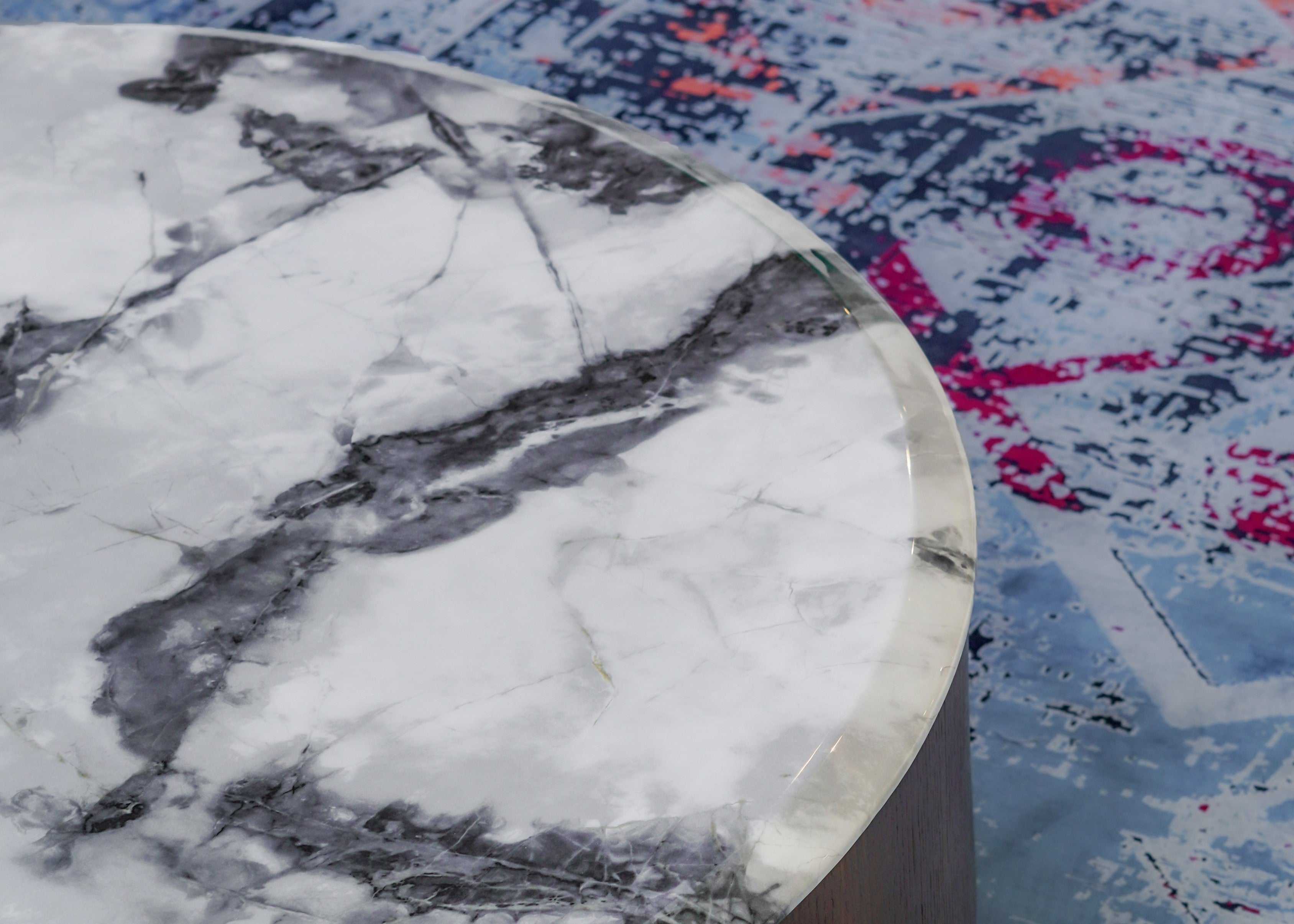 Marble Coffee Table - Round
