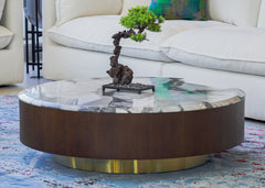 Marble Coffee Table - Round