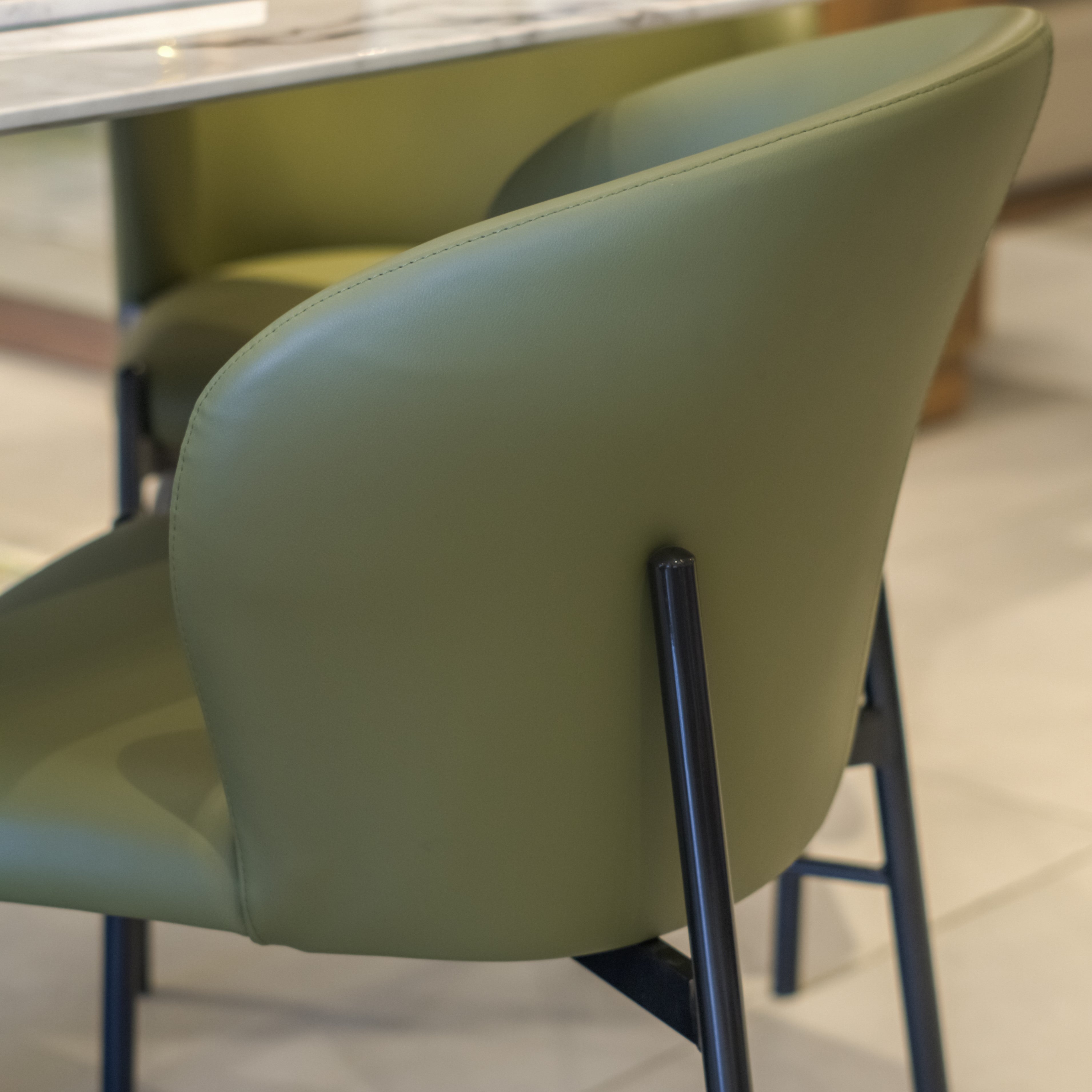 Modern Dining Chair - Green 