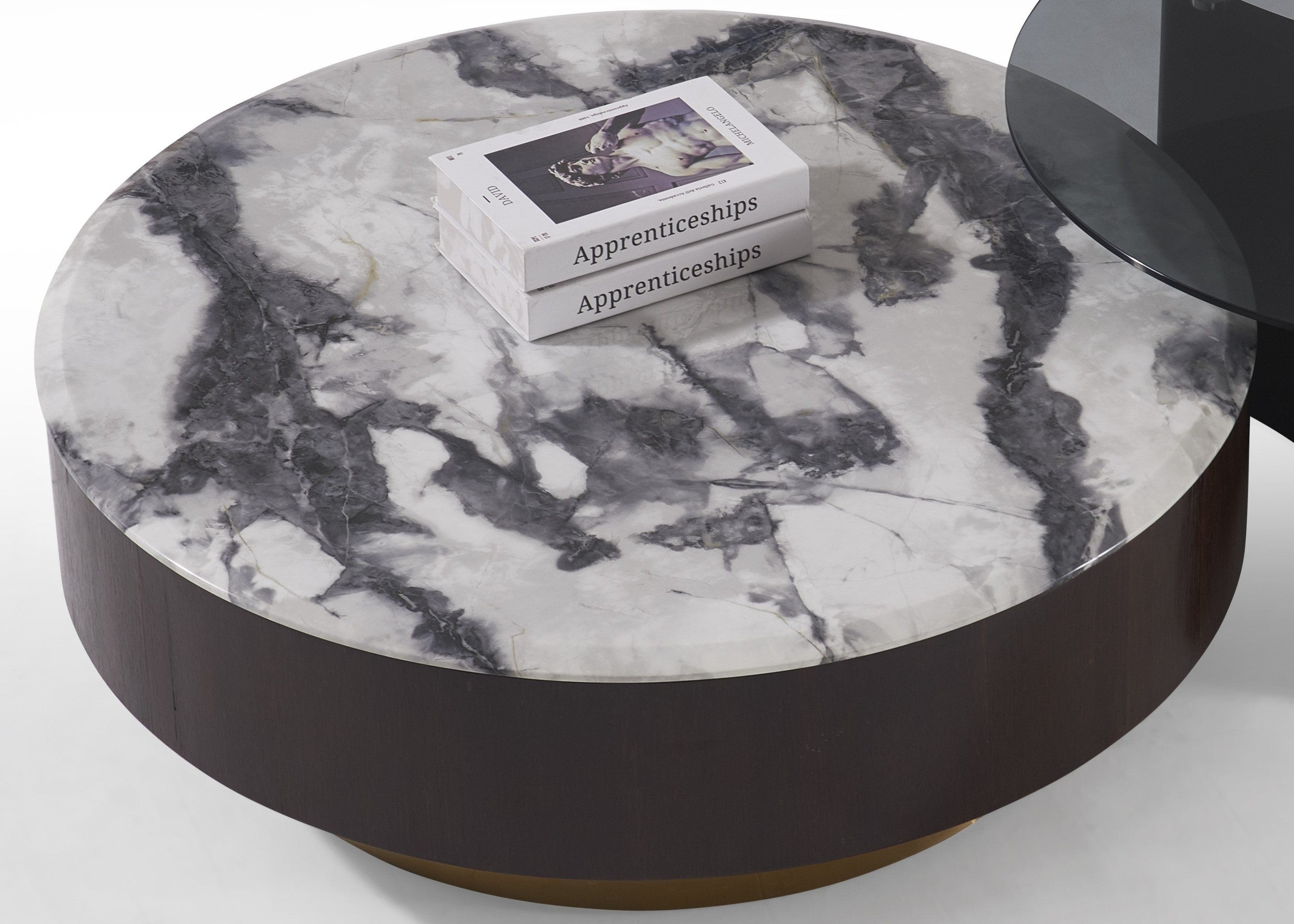 Marble Coffee Table - Round