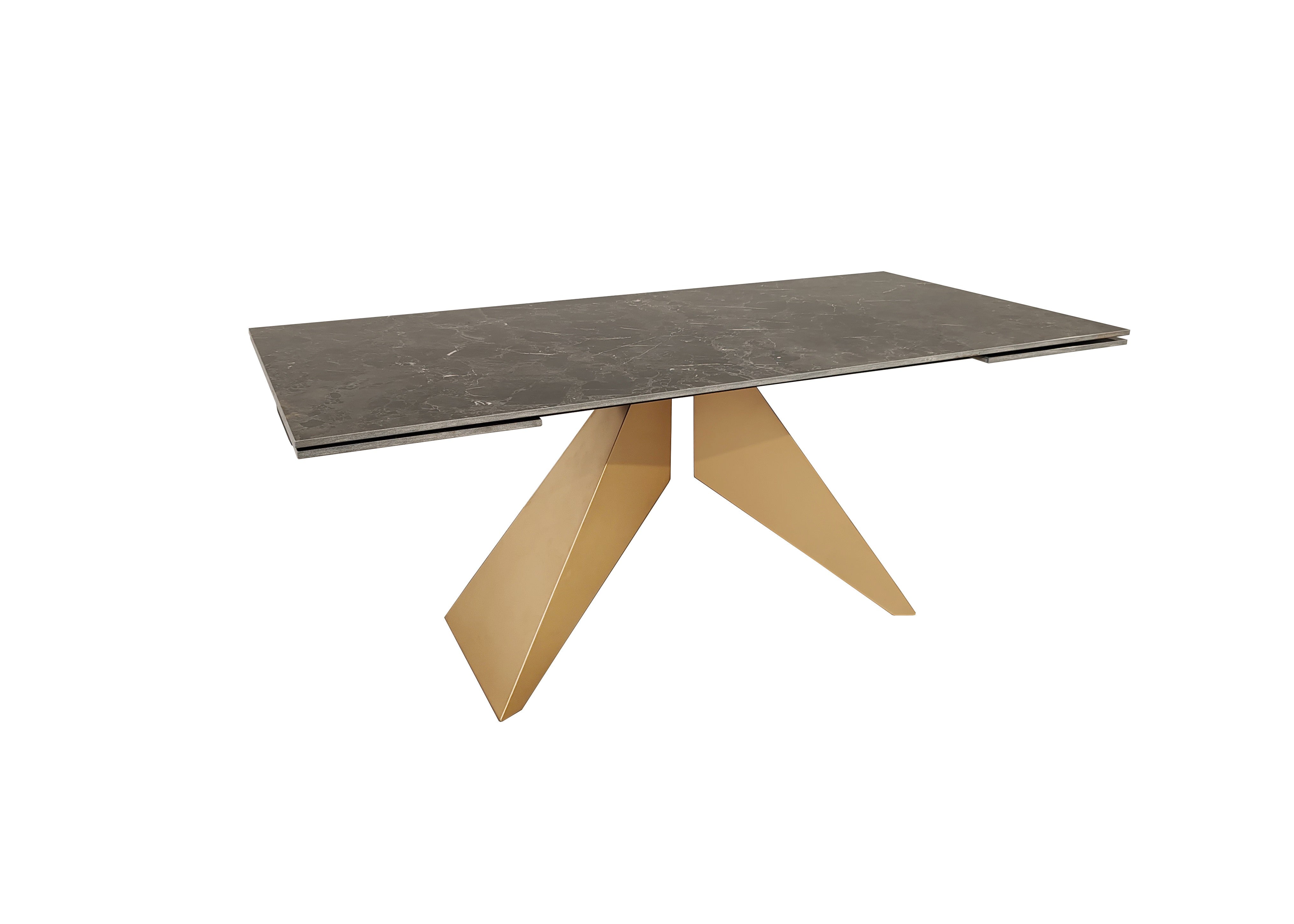 Ceramic Dining Table - Black Grave Extendable