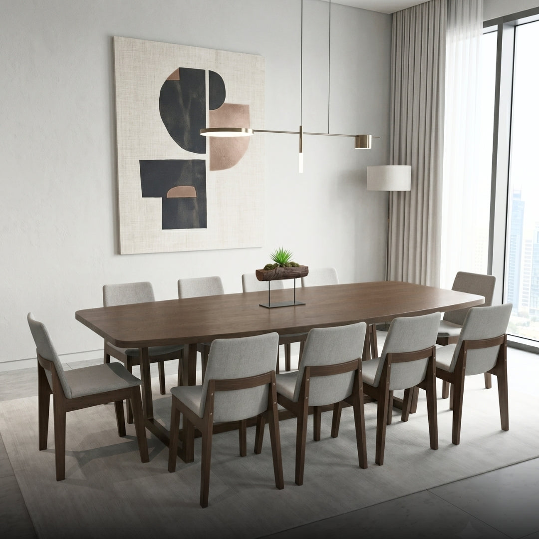 Dining Room with 10 Chairs - Linea