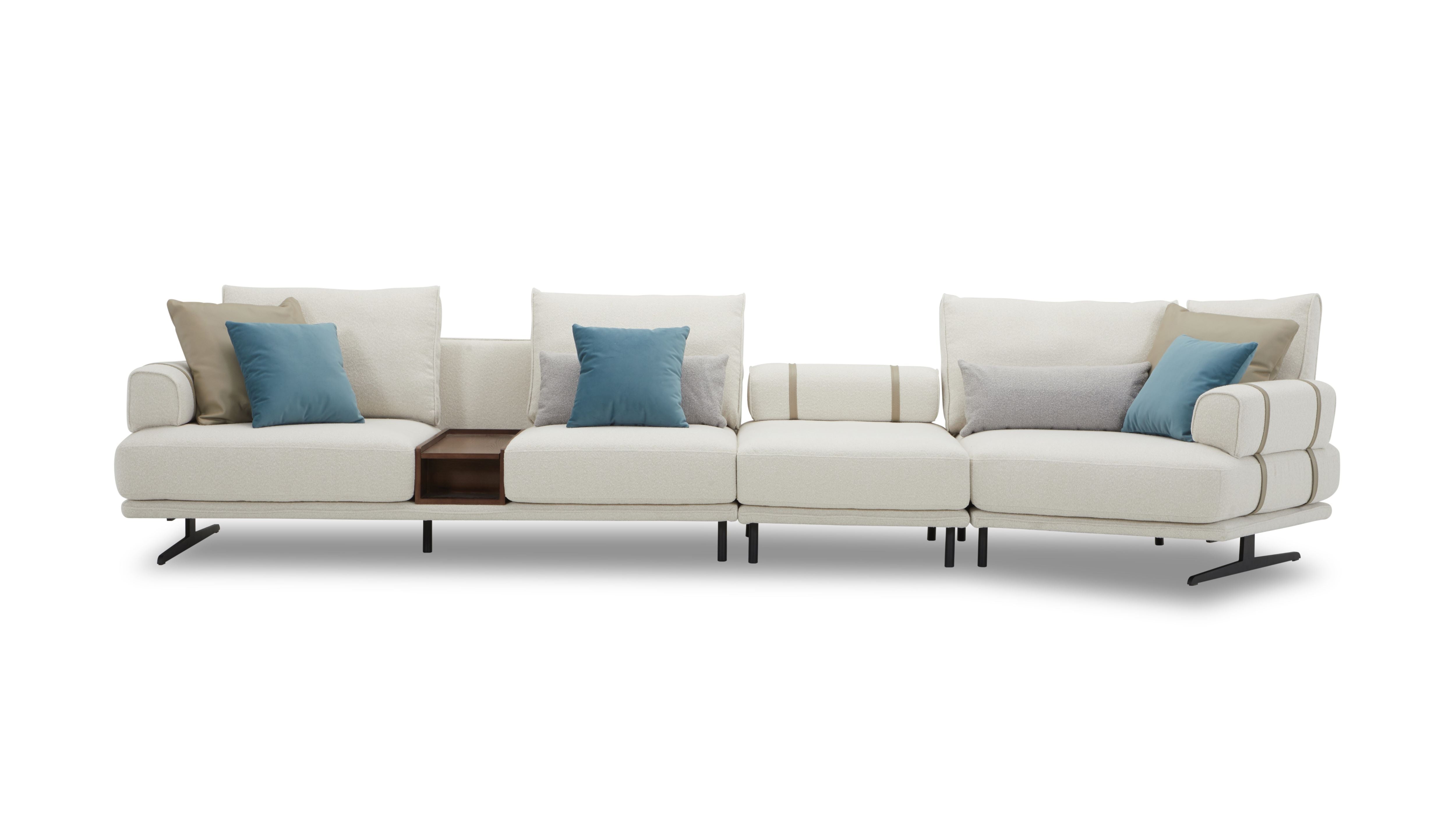 Corner Sofa Set - Cream