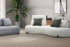 Sofa Set - Grey & White