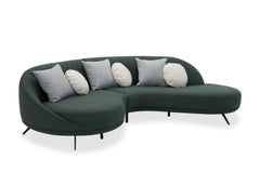 Corner Sofa Set - Green