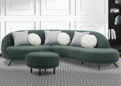 Corner Sofa Set - Green