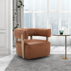 Swivel Chair - Brown