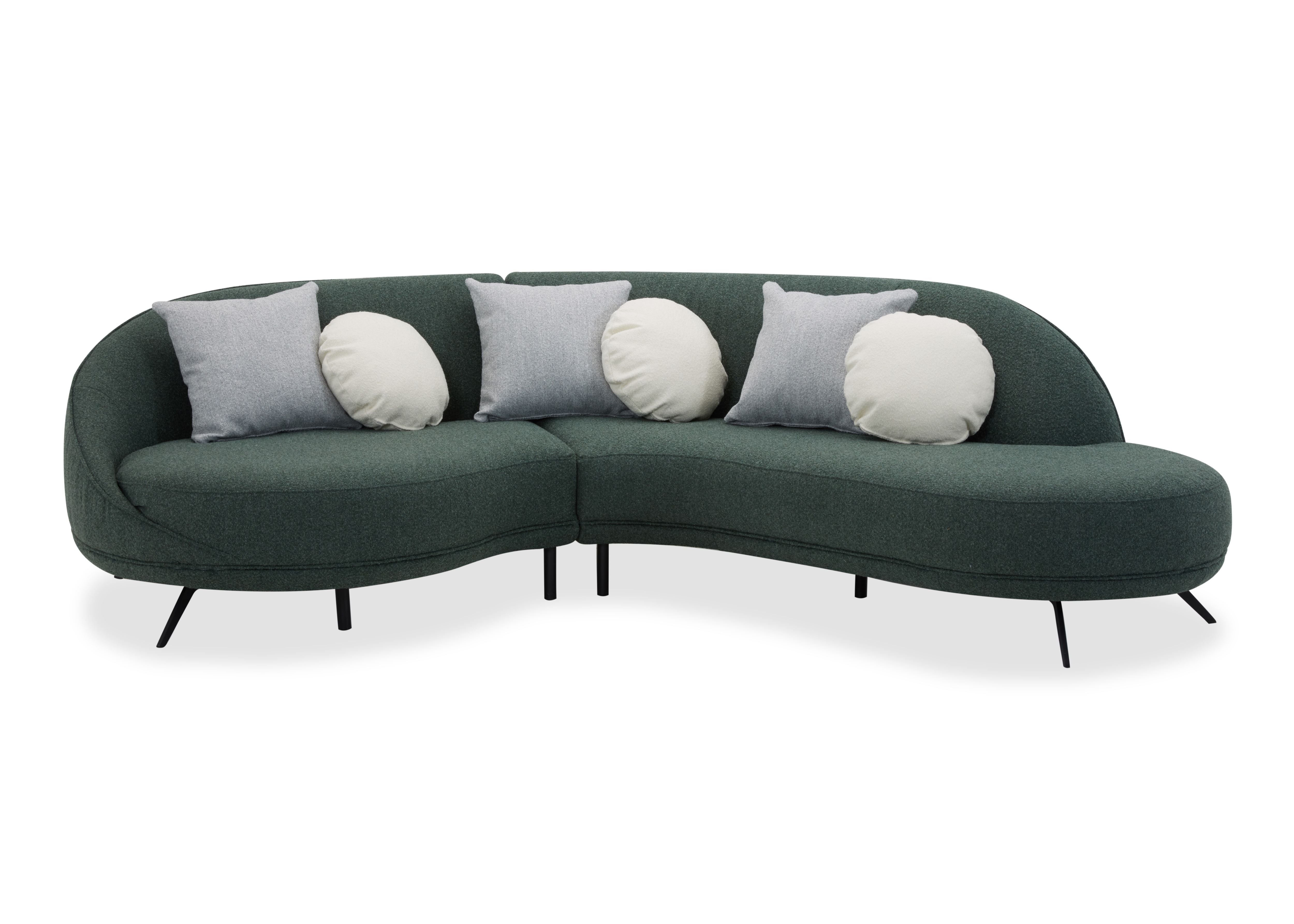 Corner Sofa Set - Green