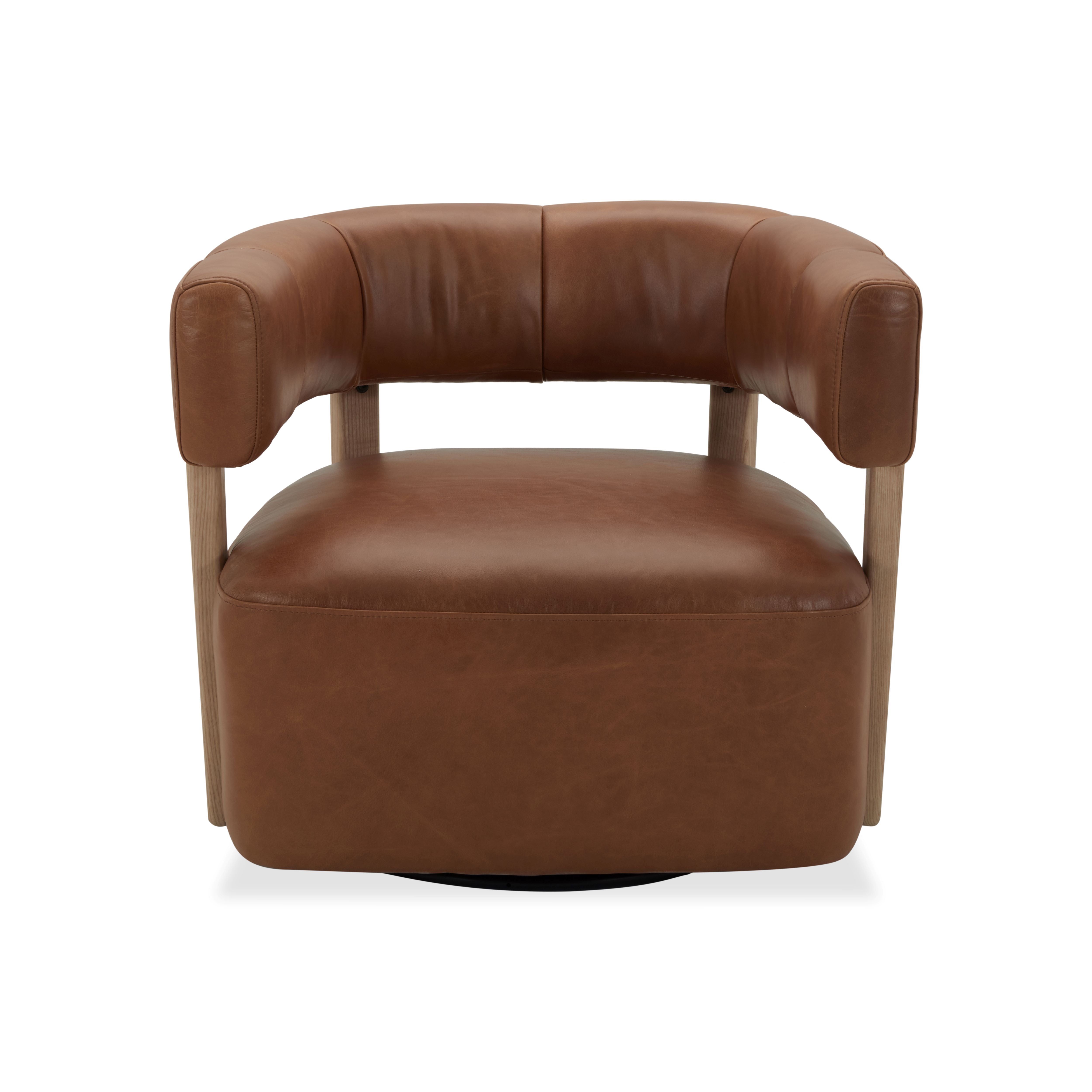 Swivel Chair - Brown