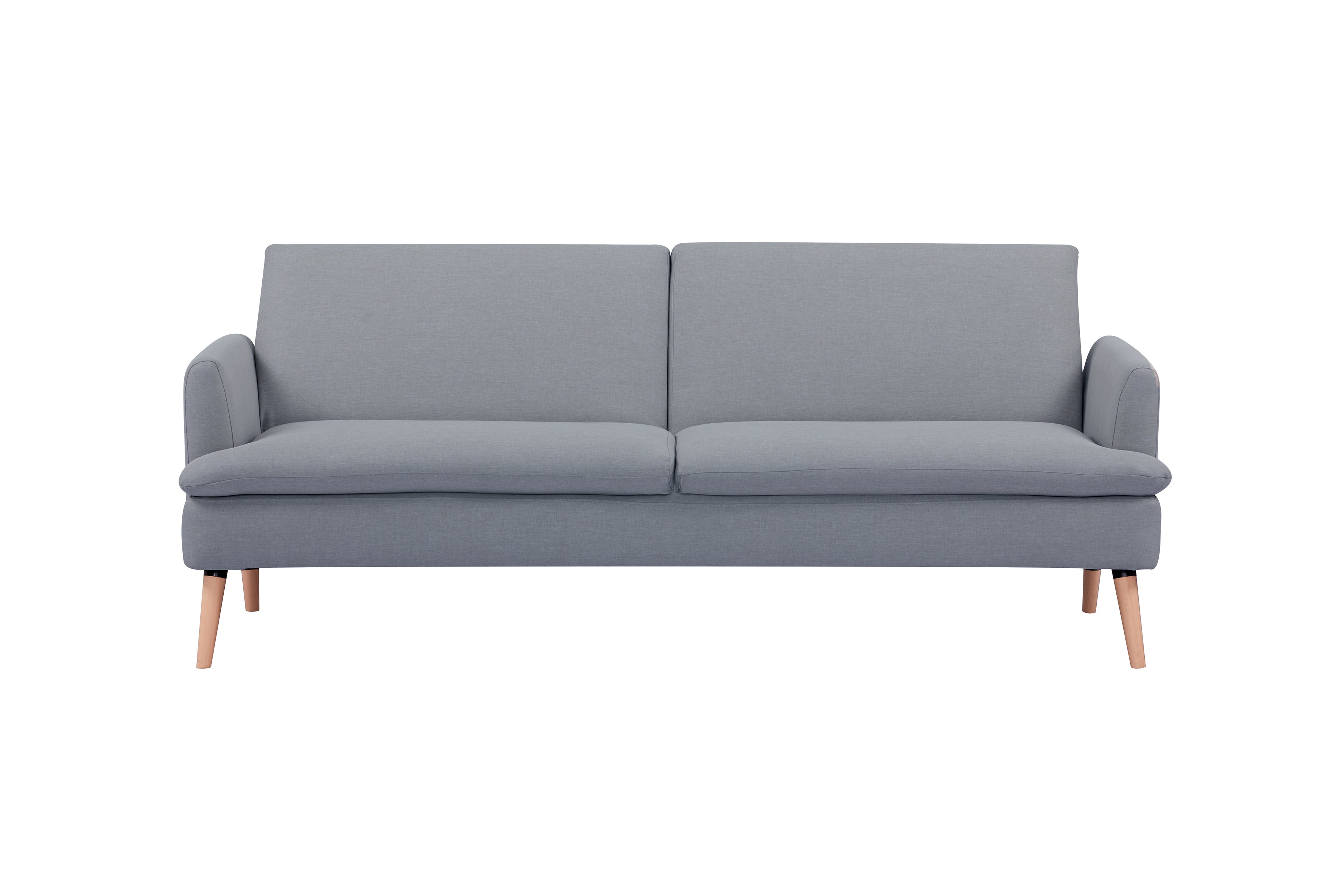 Sofa Bed with Armrests - Grey