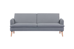 Sofa Bed with Armrests - Grey