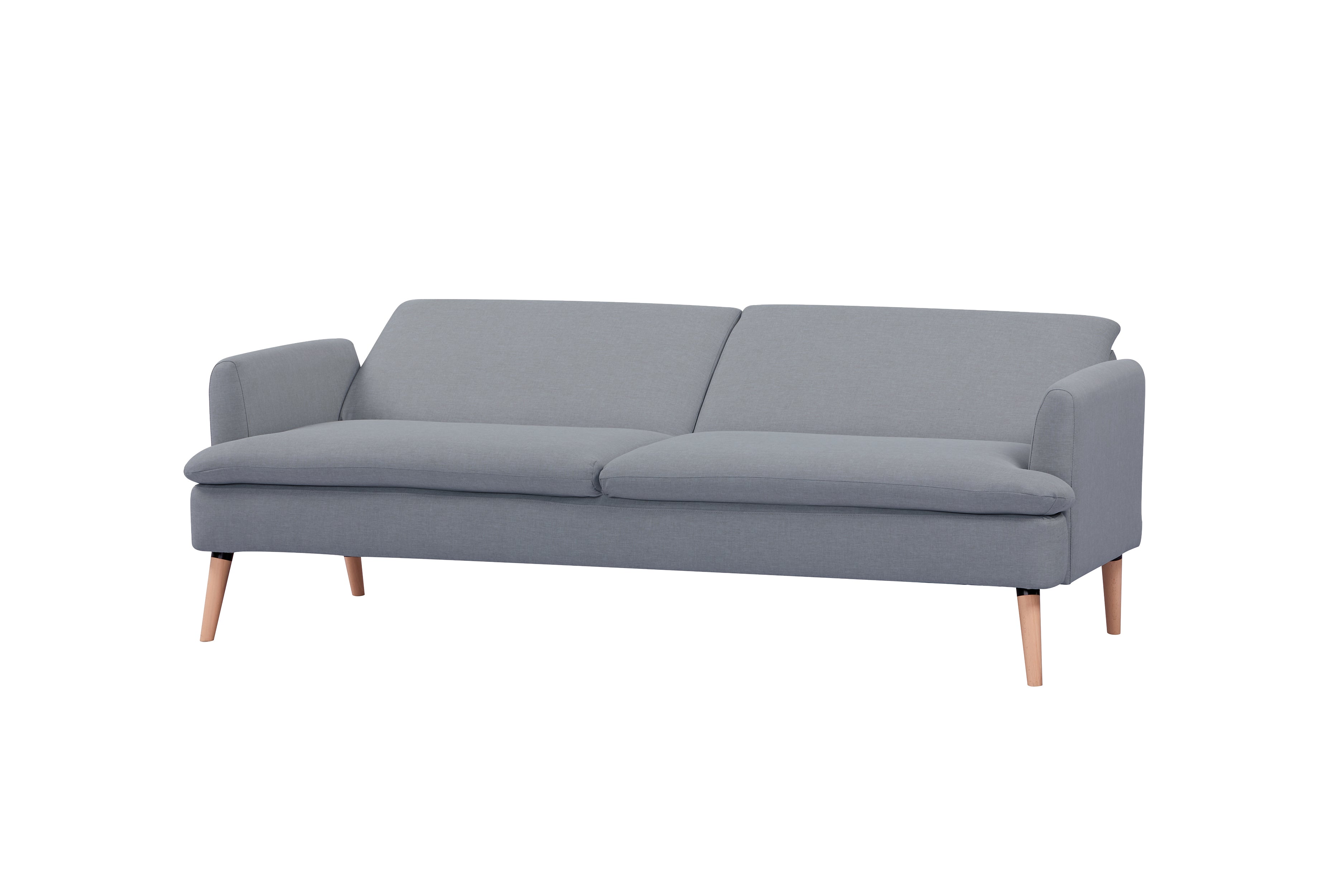 Sofa Bed with Armrests - Grey