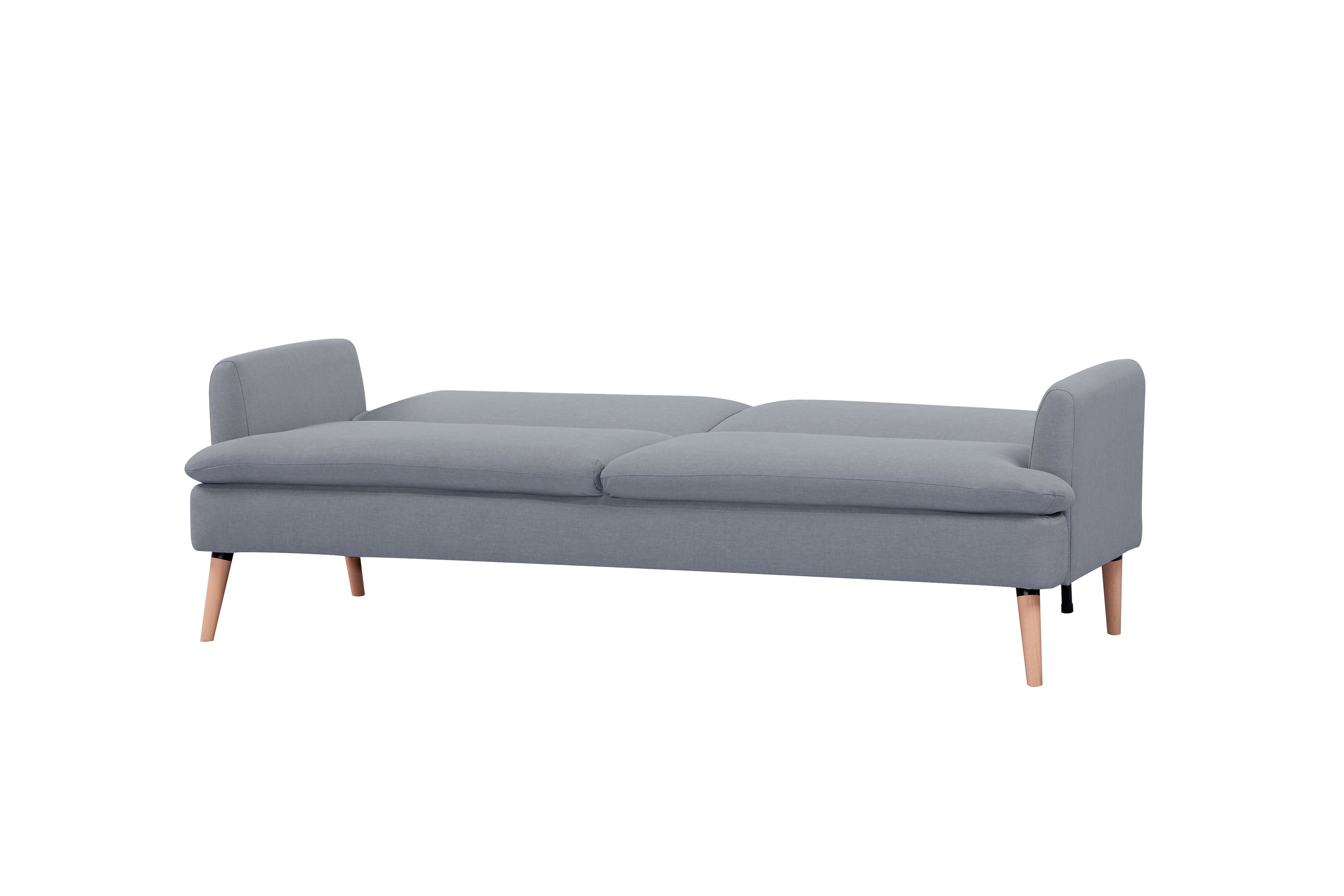 Sofa Bed with Armrests - Grey
