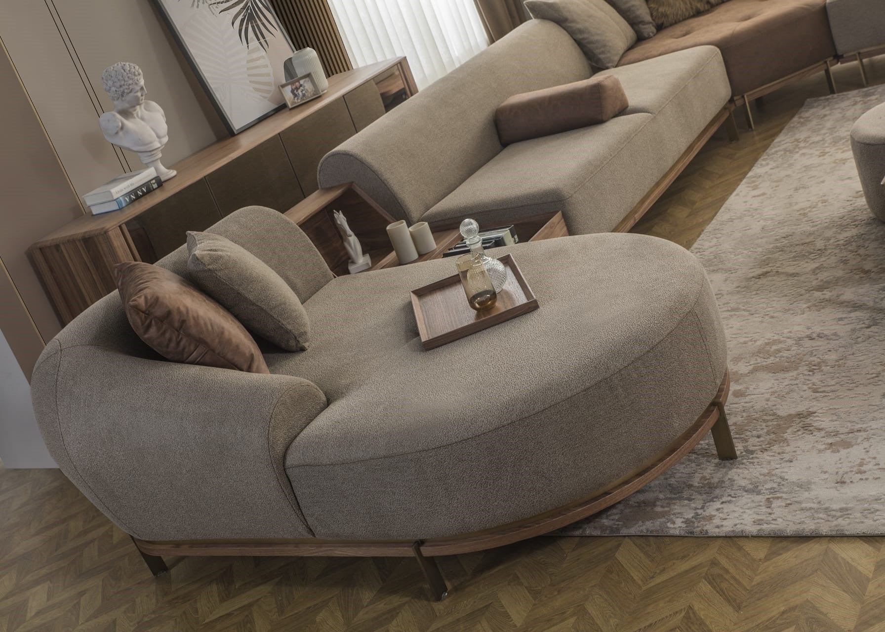 Corner Sofa Set - MILANO 