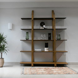 Bookshelf - Natural Leather