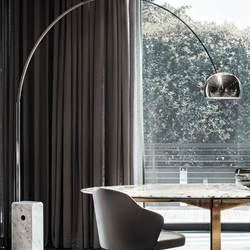 Floor Lamp - Unique Marble Base