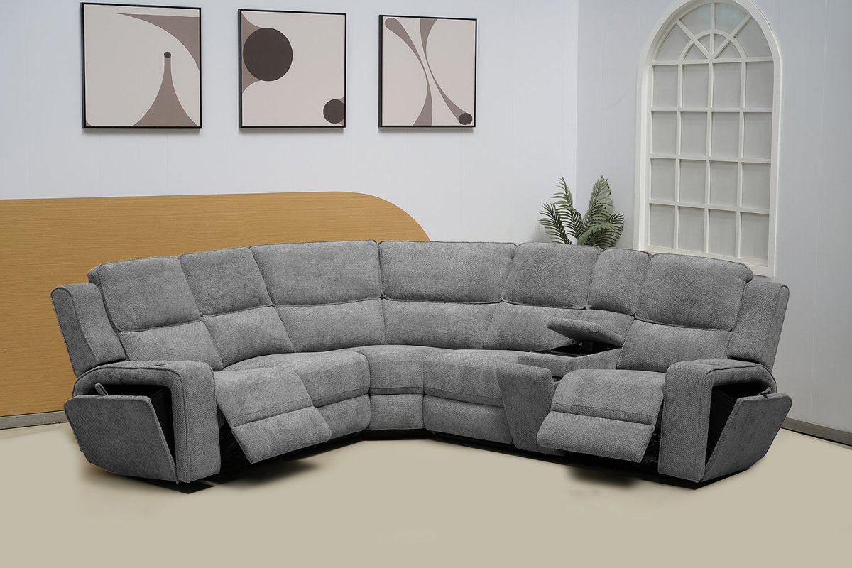 كنب زاوية - ريلاكسر - الرمادي - Divano