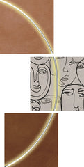 مجموعة لوح ديكورية - 3 قطع - Divano