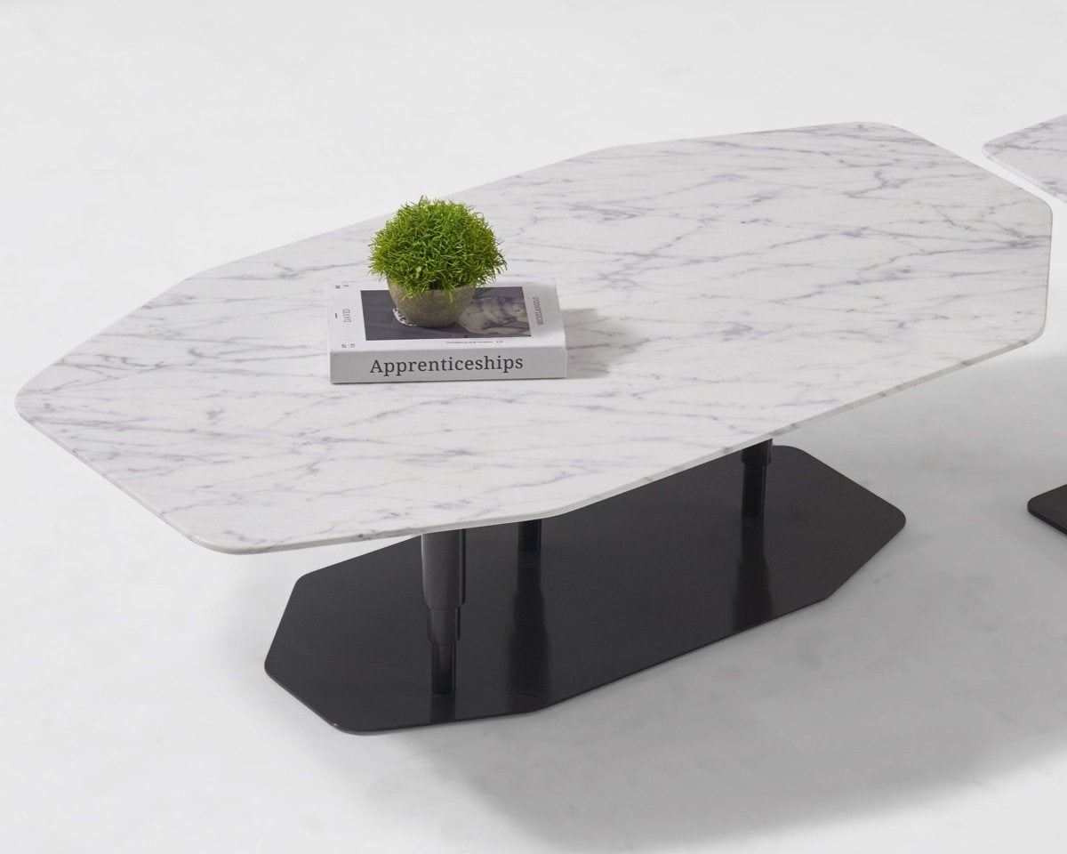 طاولة قهوة - سطح هندسي - Divano Elite